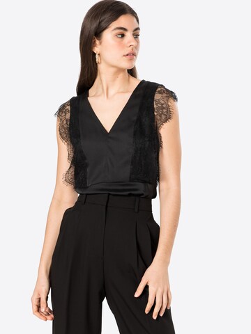 PIECES Top 'DANNA' in Black: front