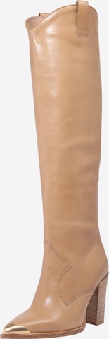 BRONX Boots in Beige: front