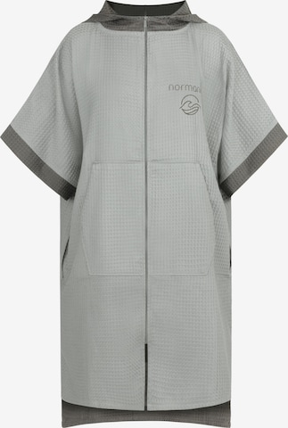 normani Badjas lang in Grijs: voorkant