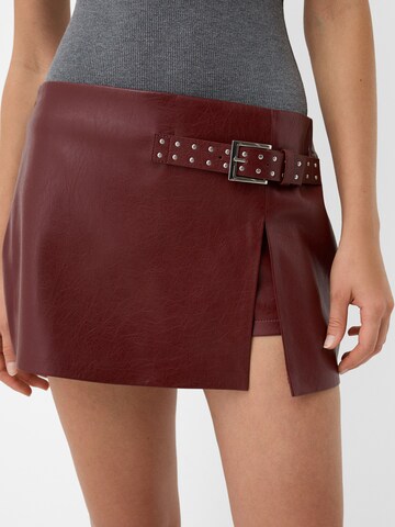 Bershka Skirt in Red