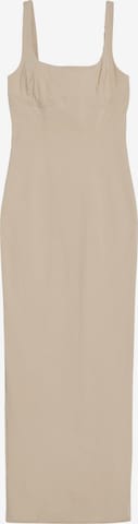 Robe Bershka en beige : devant