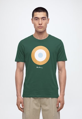 Ben Sherman - Camiseta 'Signature Target' en verde: frente