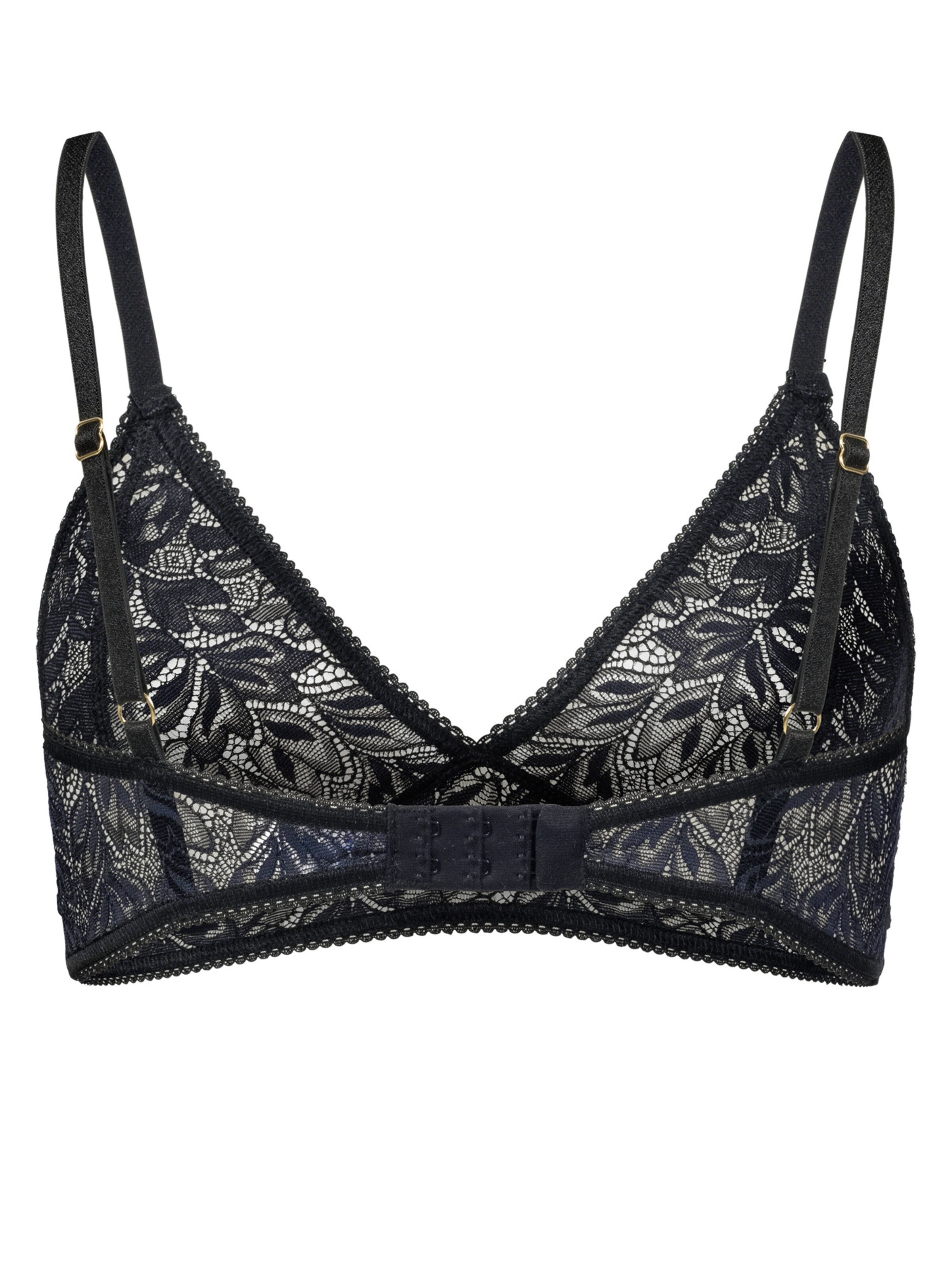 Erlich Textil Bustier BH in Schwarz