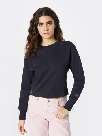 Sweat-shirt Ragwear en bleu : devant