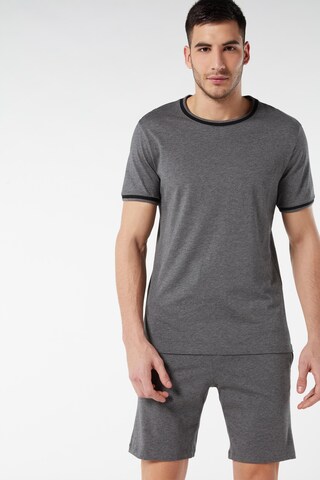 INTIMISSIMI Pyjama kurz in Grau: Vorderseite