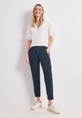 STREET ONE Slim fit Pants in Blue