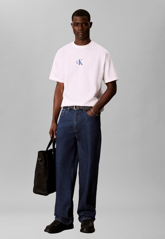 Maglietta di Calvin Klein Jeans in bianco