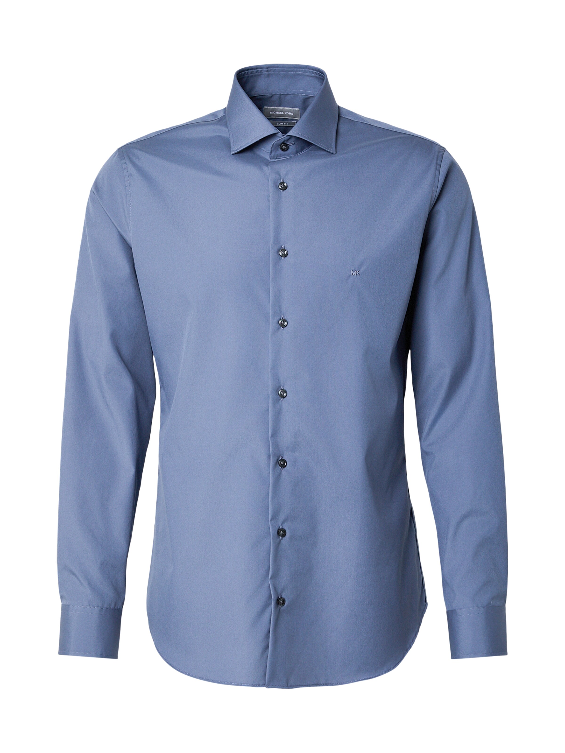 Michael Kors Slim fit Button Up Shirt in Blue: front