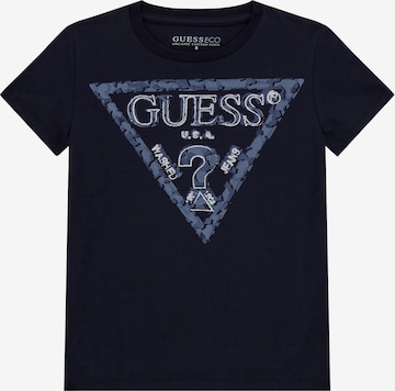 GUESS T-Shirt in Blau: predná strana