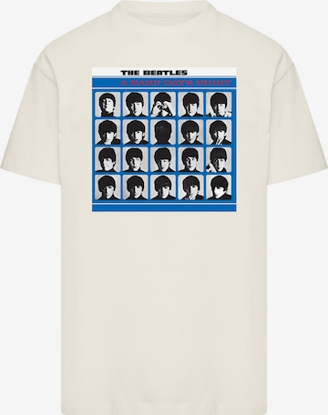T-Shirt 'The Beatles Retro' F4NT4STIC en beige : devant