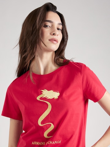 T-shirt ARMANI EXCHANGE en rouge