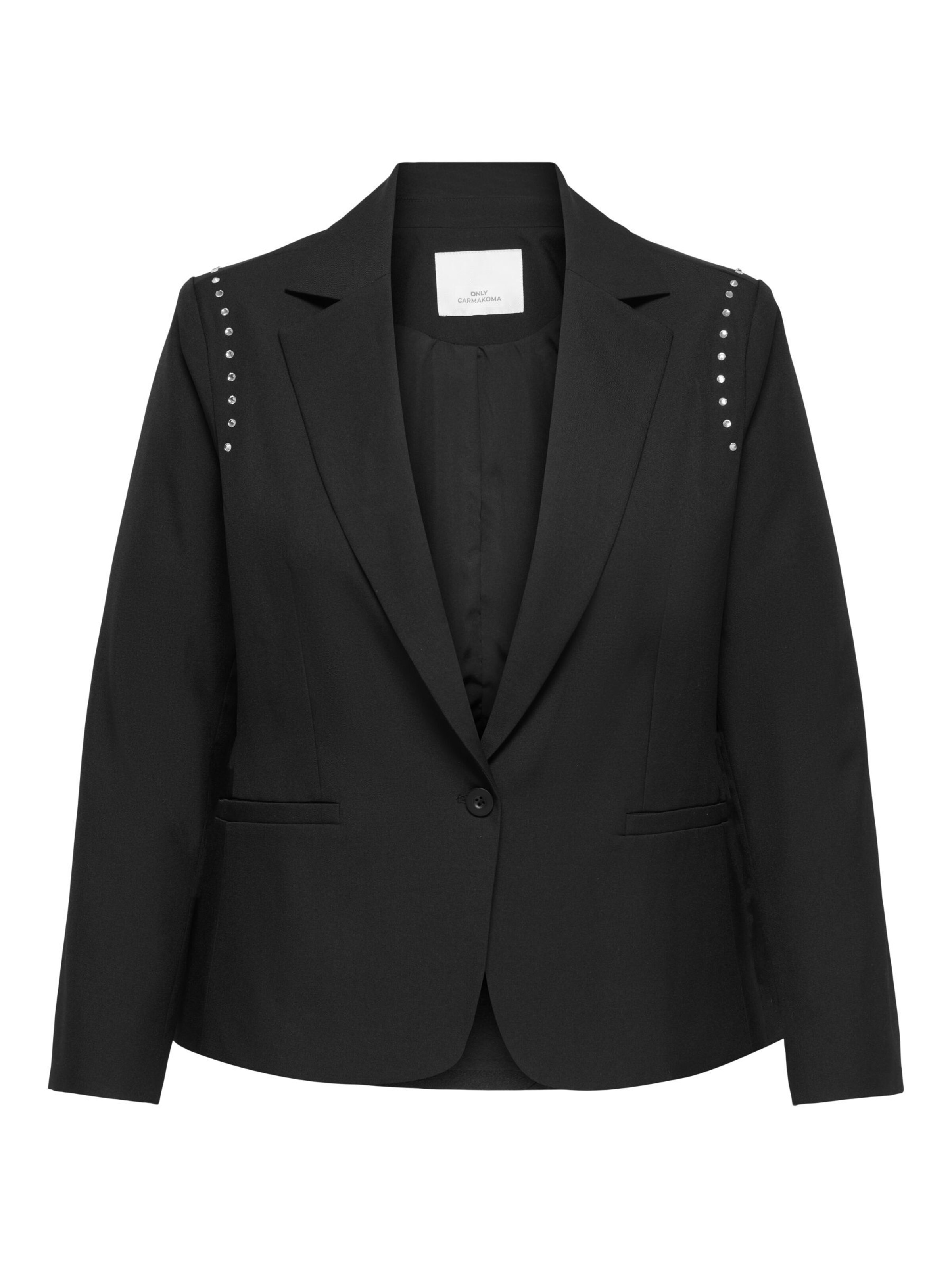 ONLY Carmakoma Blazers in 46 in de kleur Zwart, Productweergave