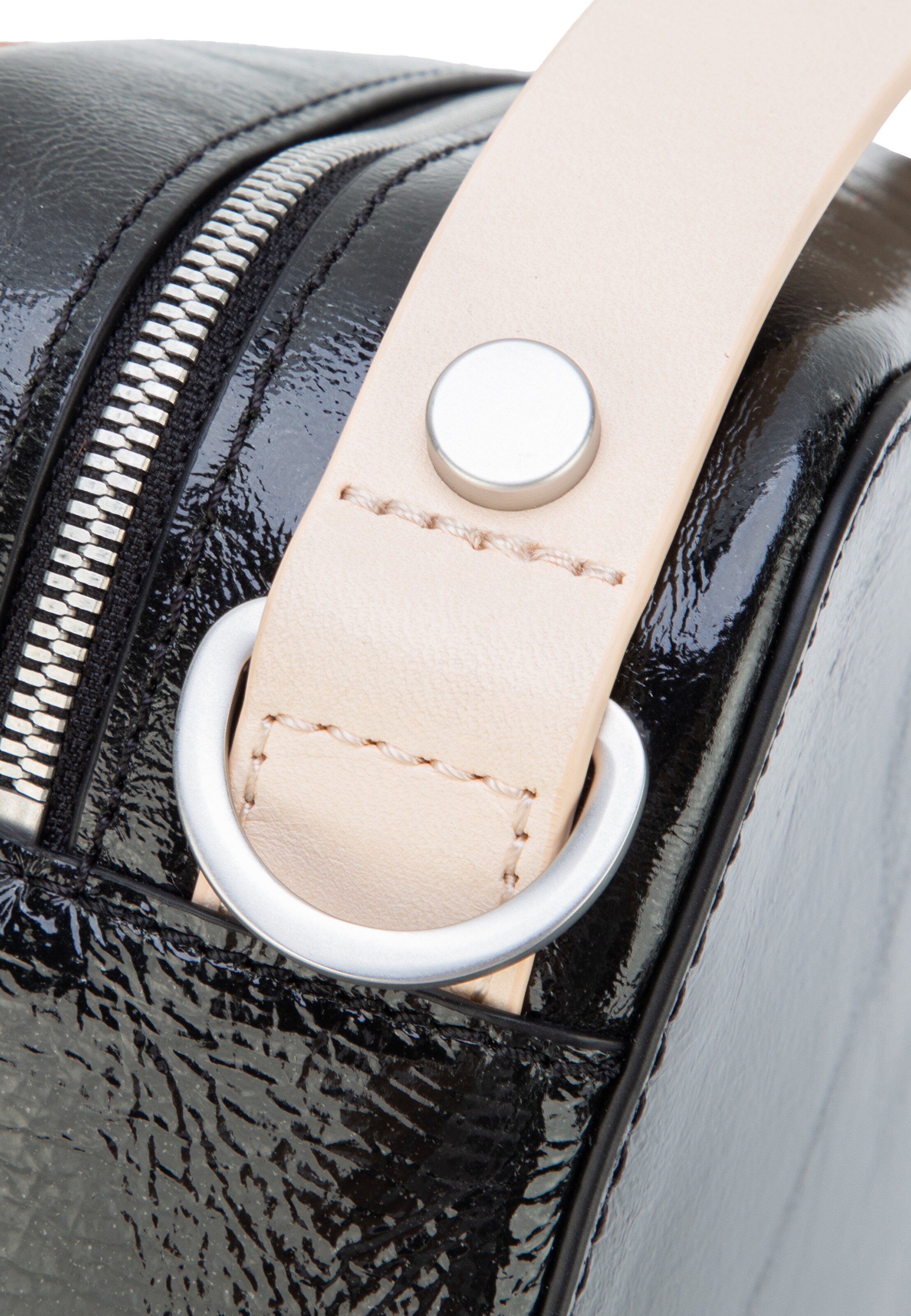 BREE - Mala de ombro 'The Icons Cube' em castanho