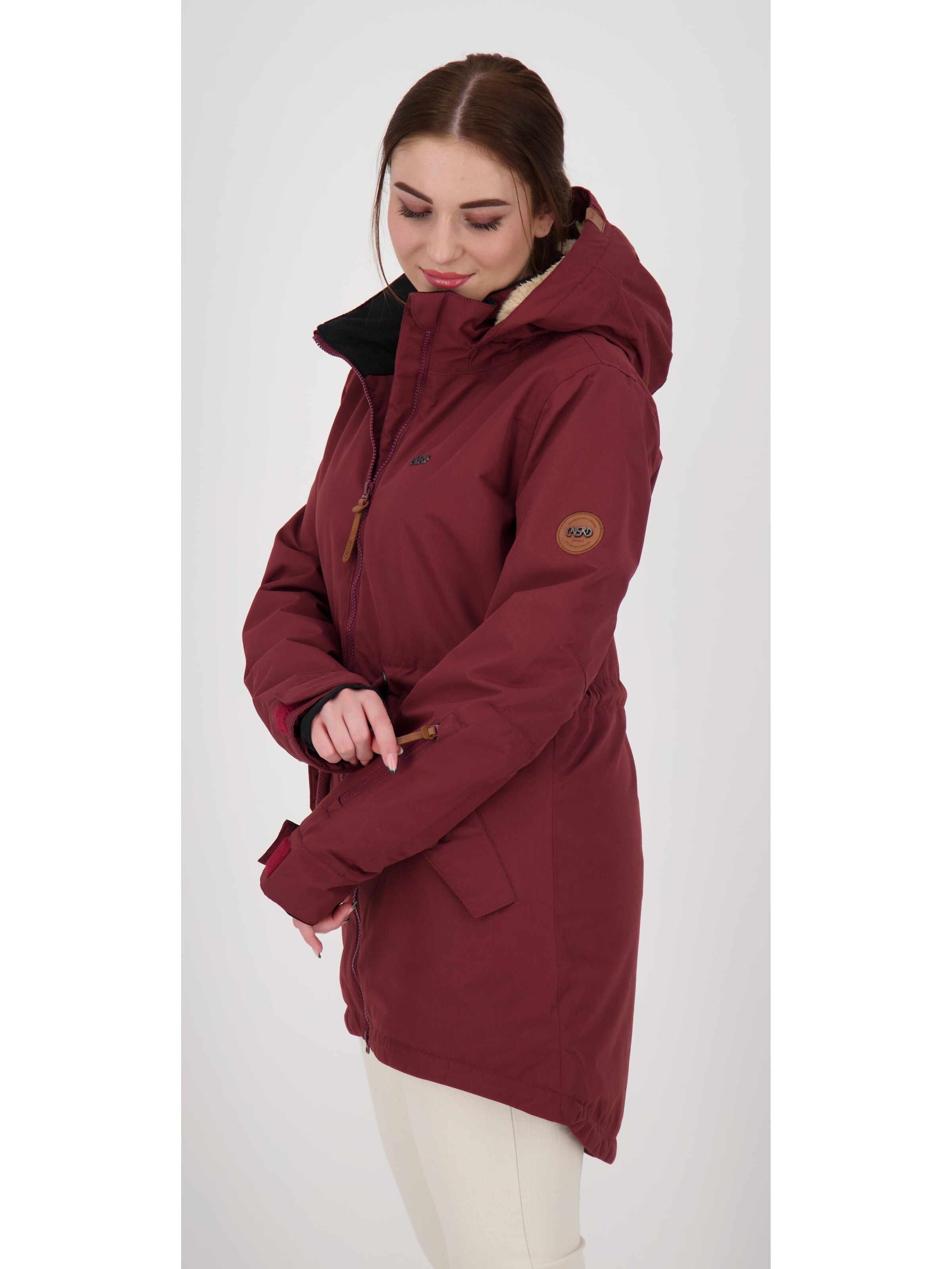 CNSRD Between-Season Jacket 'Charlotte GRAPE' in Red