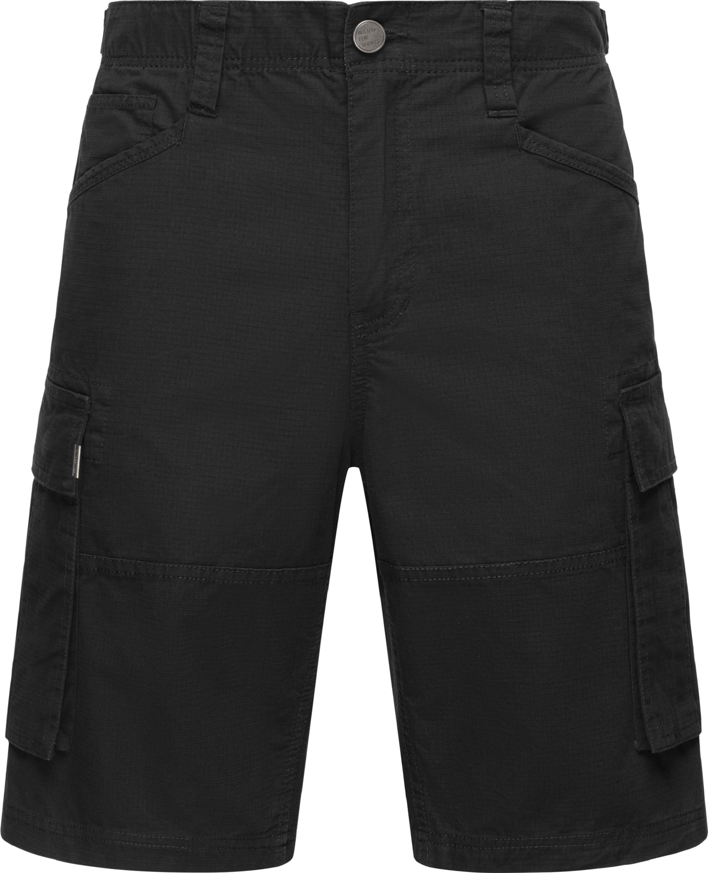 Loosefit Pantaloni cargo 'Merly' di Ragwear in nero: frontale