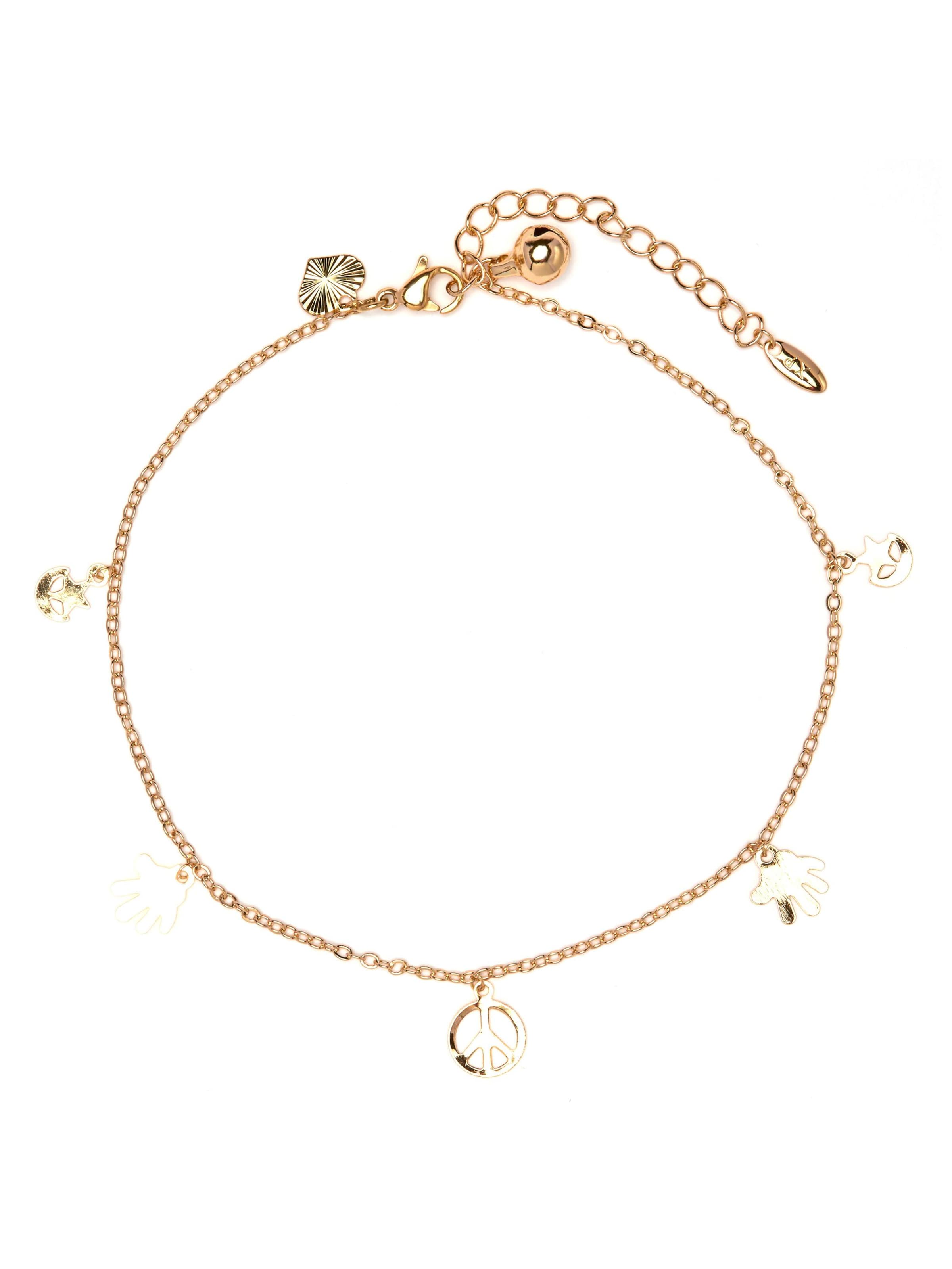 Luxenter Armband 'Basal'‌‌‌ in Gold: Vorderseite