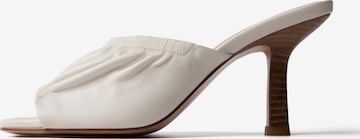 L37 HANDMADE SHOES Hjemmesko 'SUNLIGHT BETWEEN OUR HANDS' i hvid: forside