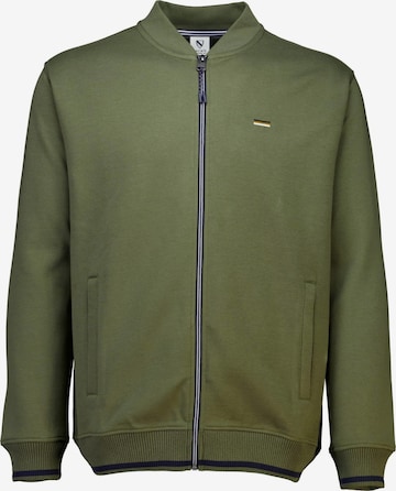Jack's Strickjacke in Grün: Vorderseite
