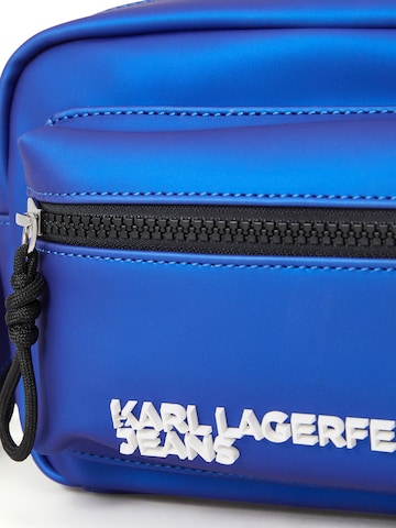 KARL LAGERFELD JEANS Torba za čez ramo | modra barva