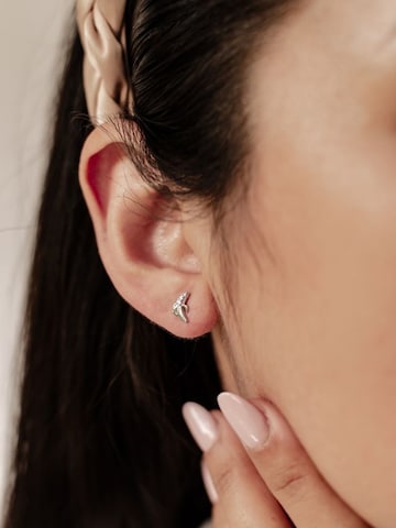 Hey Happiness - Pendientes 'Sunny Banana' en plata