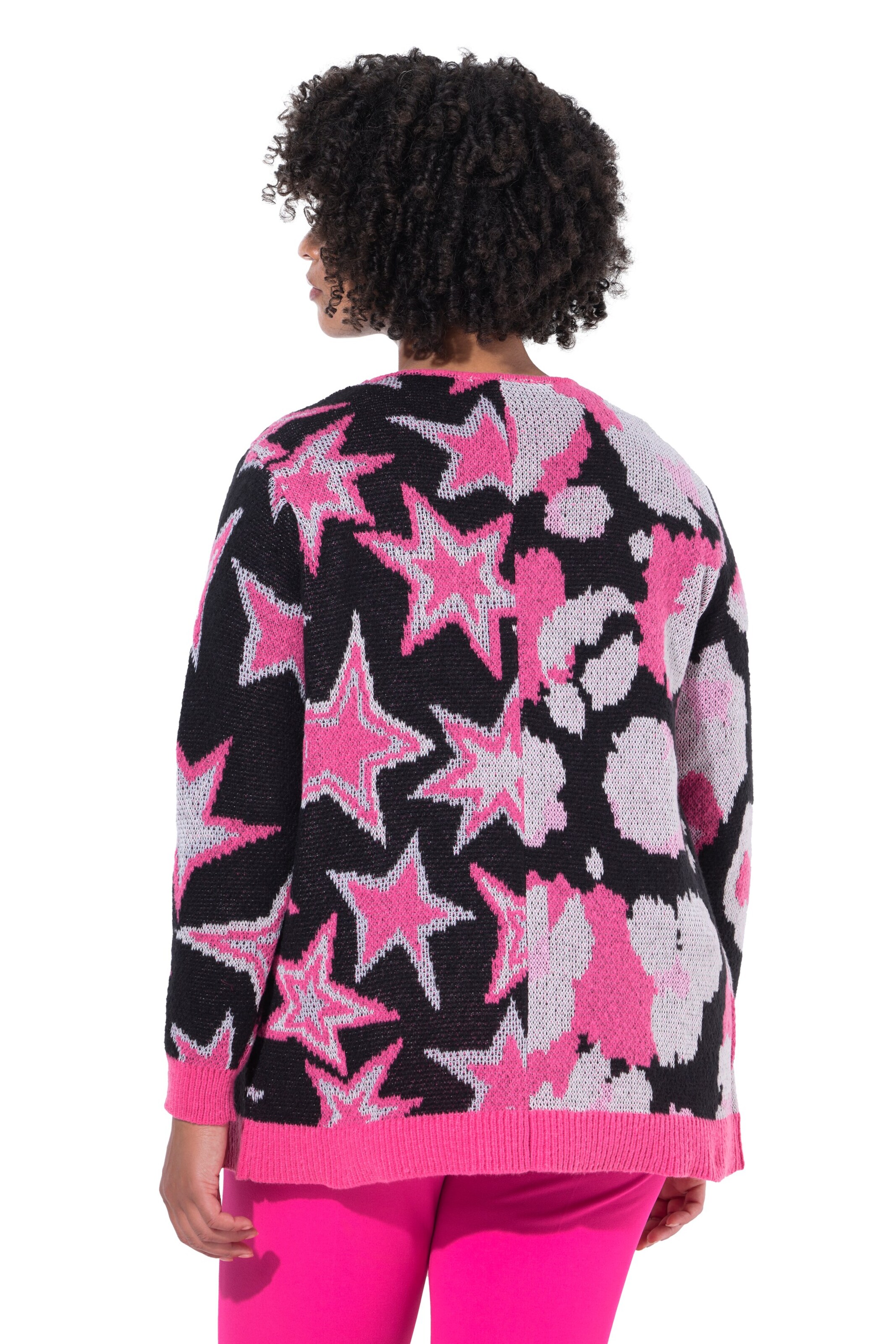 Angel of Style Gebreid vest in Roze