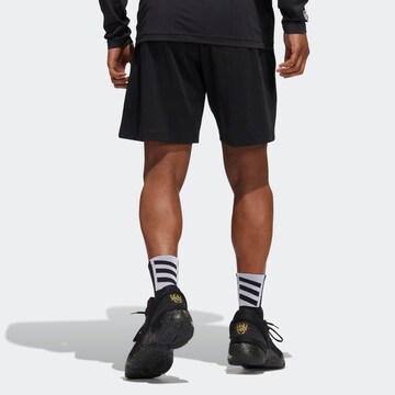 ADIDAS SPORTSWEAR - Regular Calças de desporto 'Donovan Mitchell' em preto