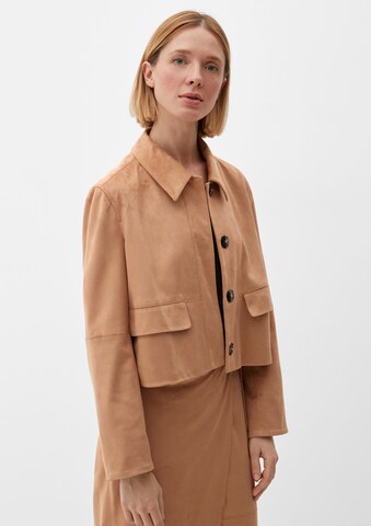 s.Oliver BLACK LABEL Between-season jacket in Brown: front