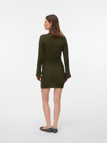 MAMALICIOUS Knitted dress 'MLULRIKKA' in Green