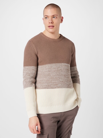 JOOP! Jeans Sweater 'Arvin' in Beige: front