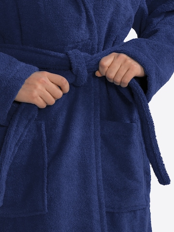 celodoro Long Bathrobe 'Home & Spa Collection' in Blue