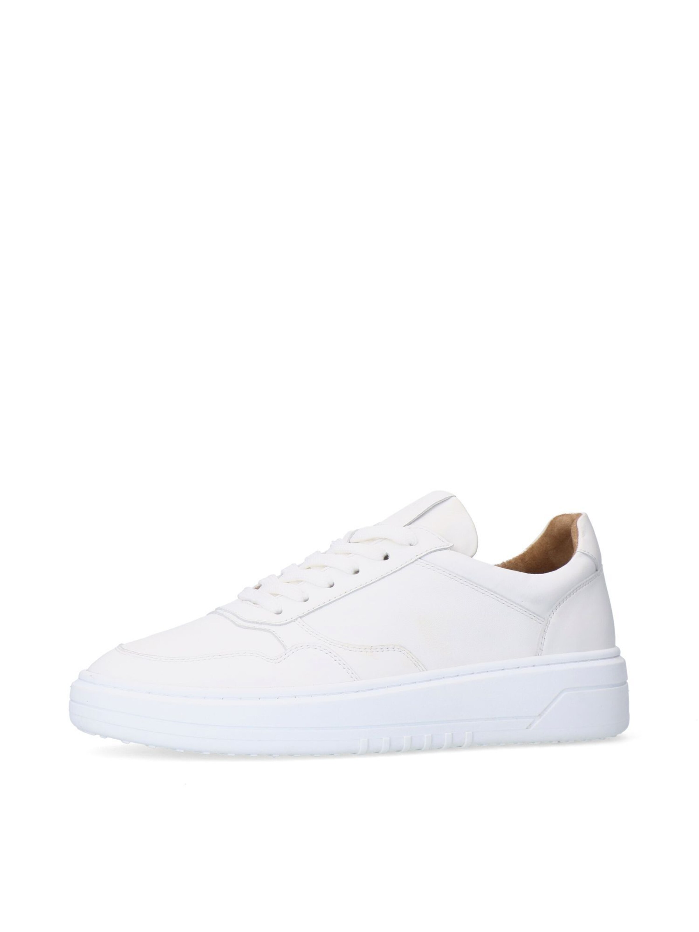 MANFIELD Sneakers laag in Wit: voorkant