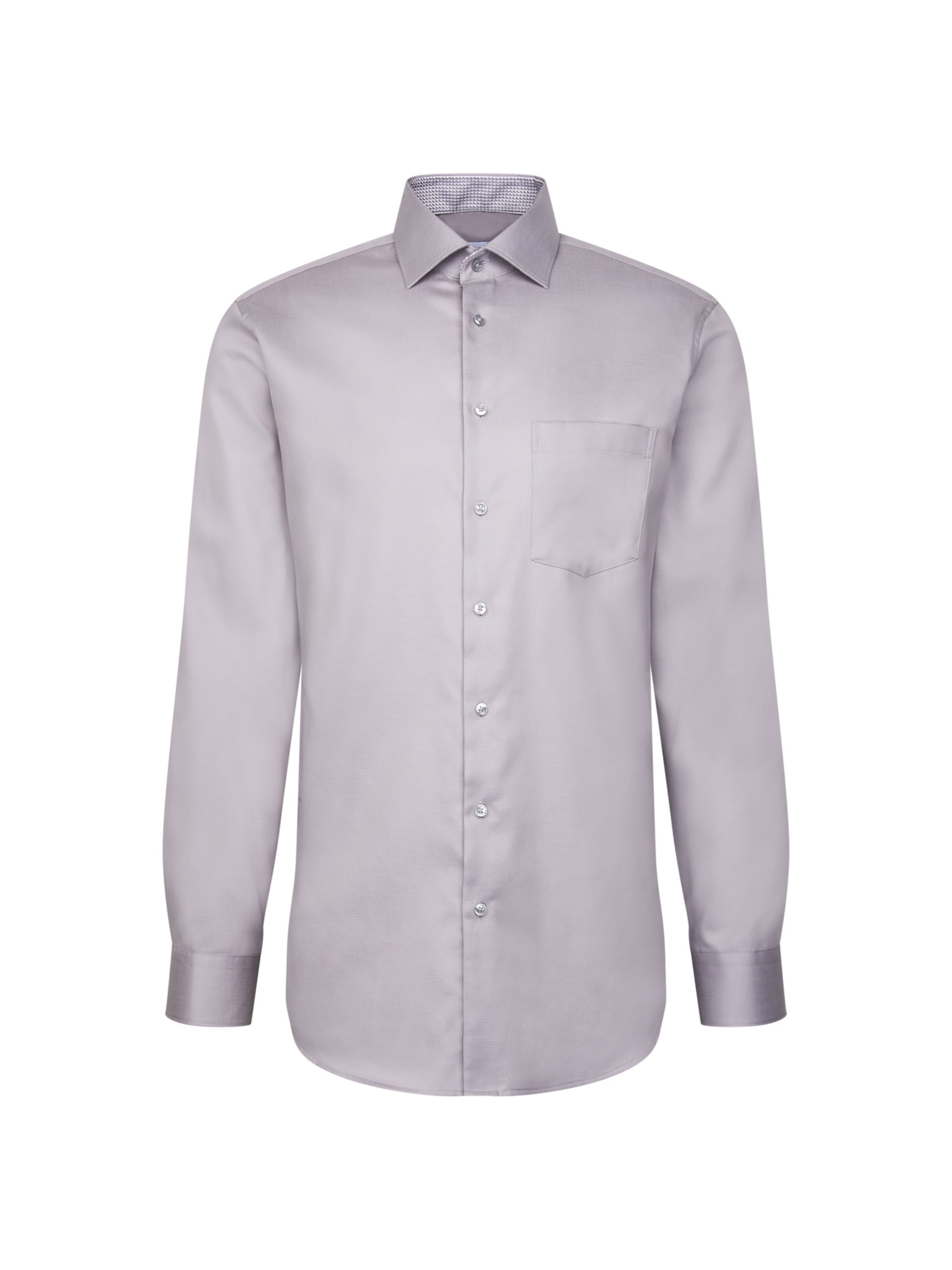 Chemise business 'SMART ESSENTIALS' SEIDENSTICKER en gris : devant