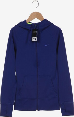 NIKE Sweatshirt & Zip-Up Hoodie in XS in Blue: front