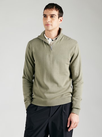 SELECTED Pullover 'SLHBERG' in Grau: Vorderseite