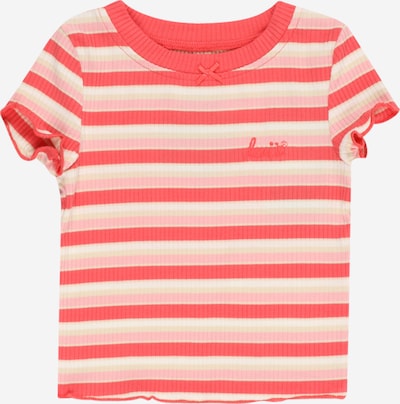 Levi's Kids T-Shirt en beige foncé / rose / framboise / blanc, Vue avec produit