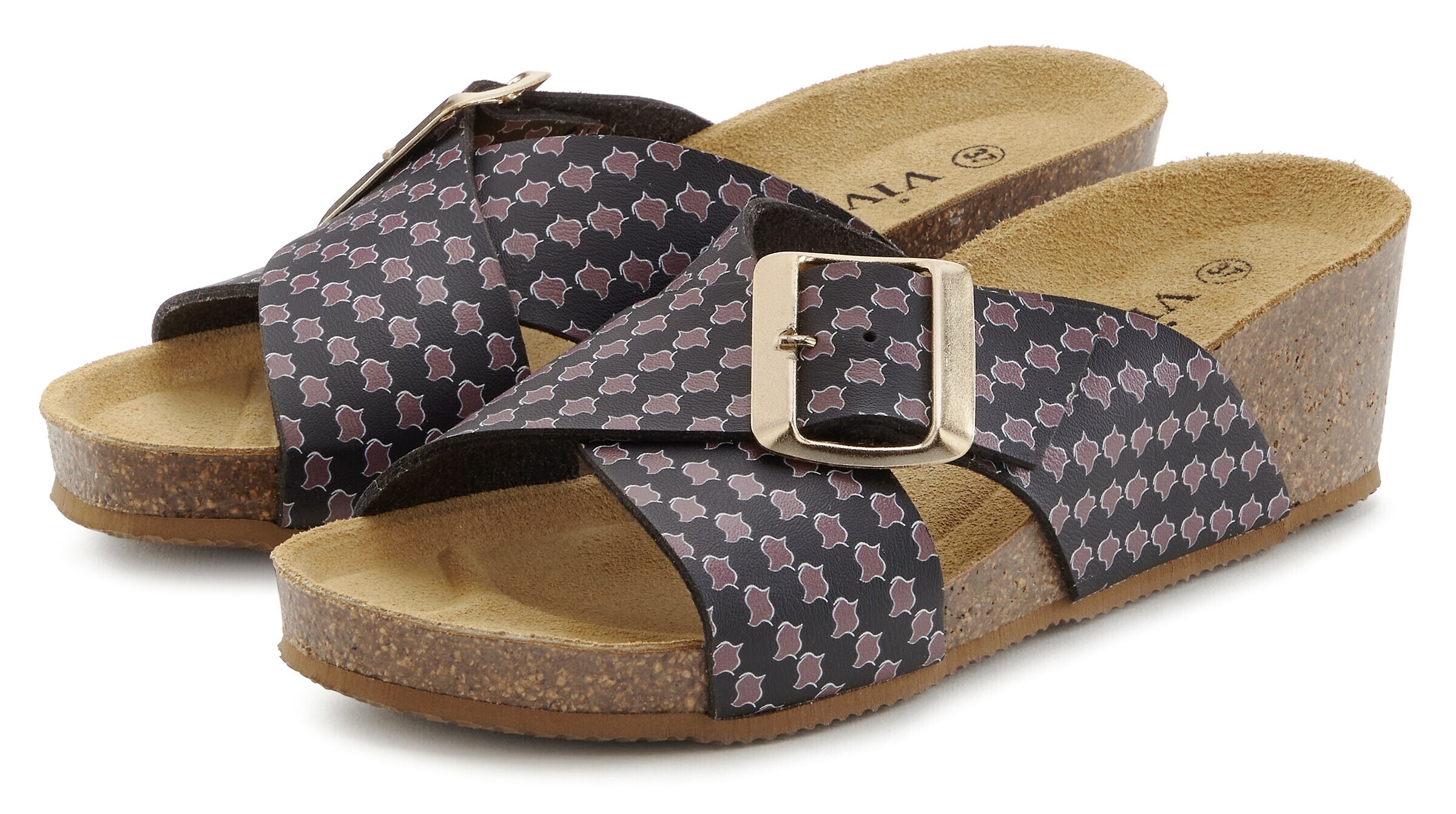 VIVANCE Pantolette in Schwarz