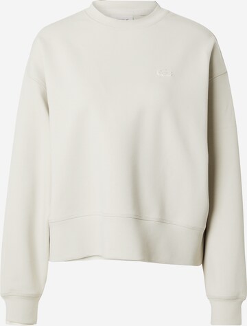 Sweat-shirt LACOSTE en gris : devant