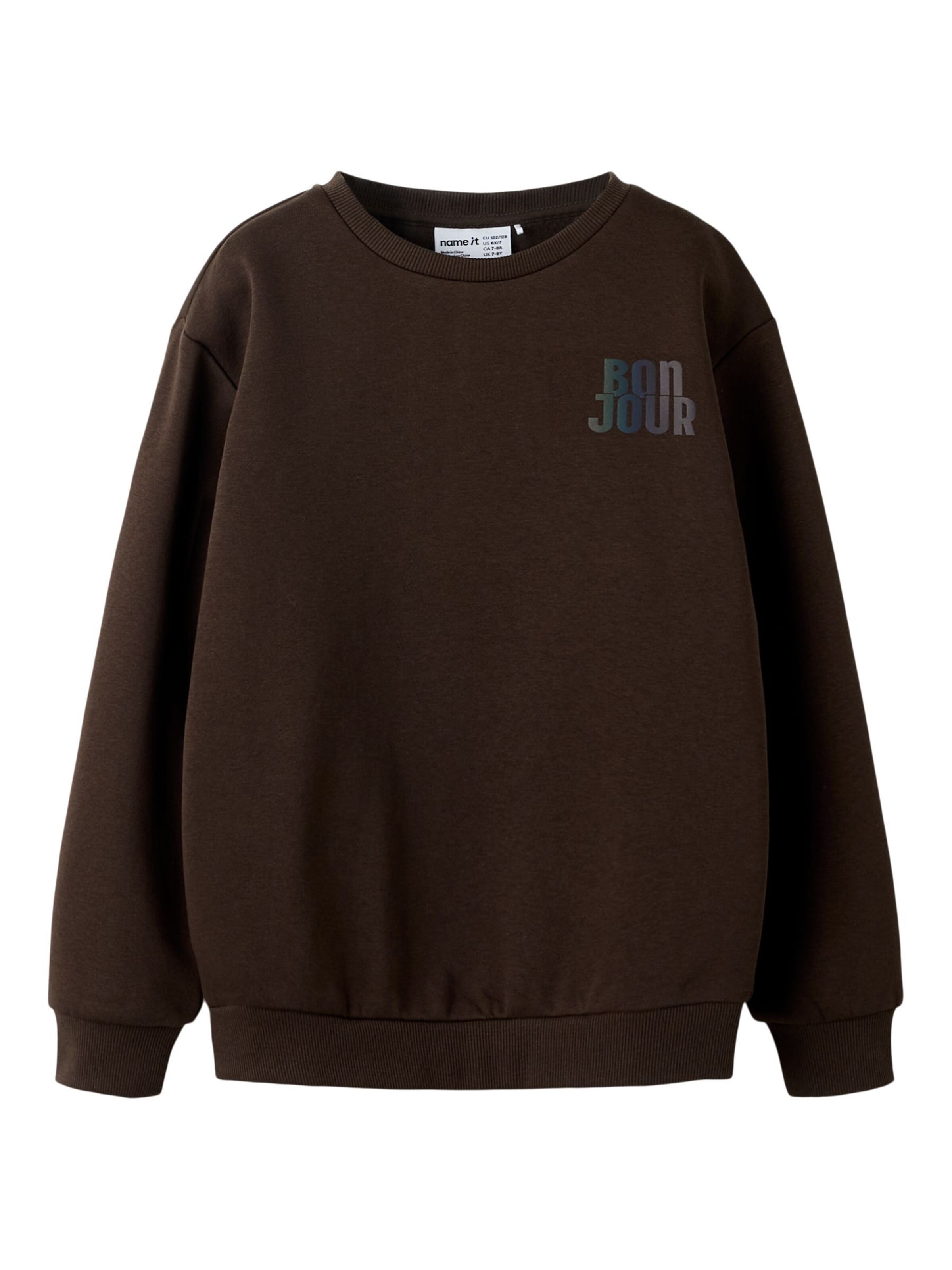 NAME IT Sweatshirt i brun: forside