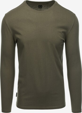Ombre Shirt in Green: front