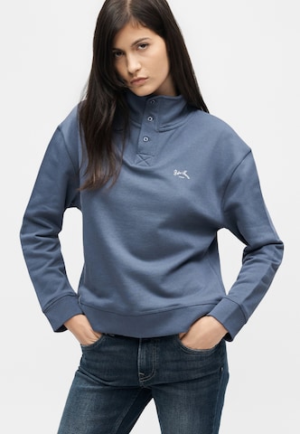 Pepe Jeans Sweatshirt in Blauw: voorkant