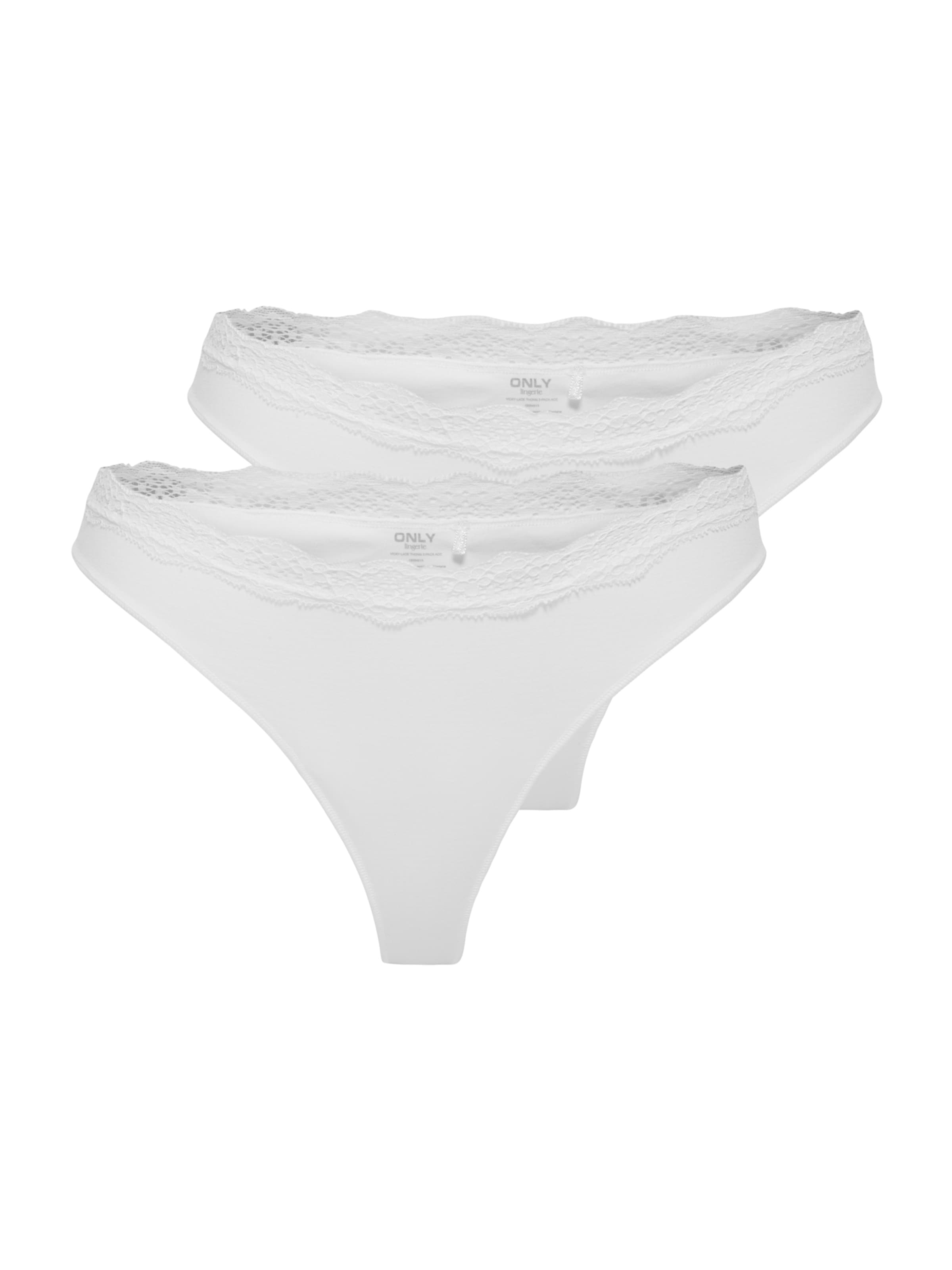 ONLY Στρινγκ 'ONLVICKY' σε λευκό: μπροστά