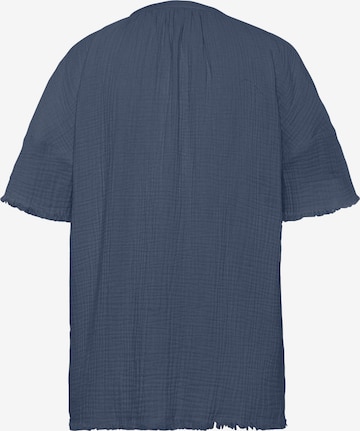 s.Oliver - Camisa de pijama em azul