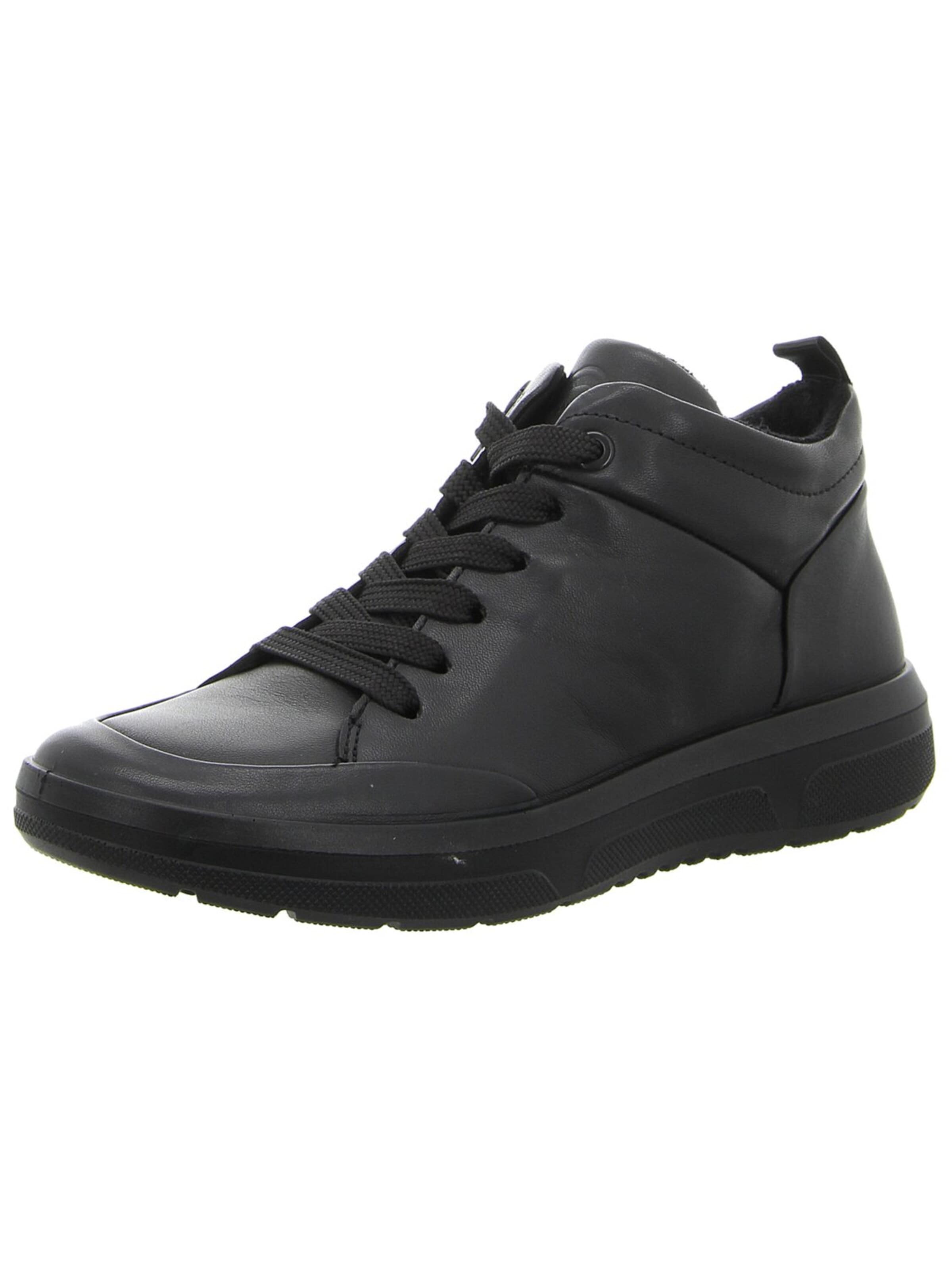 ARA Lace-Up Boots in Black: front