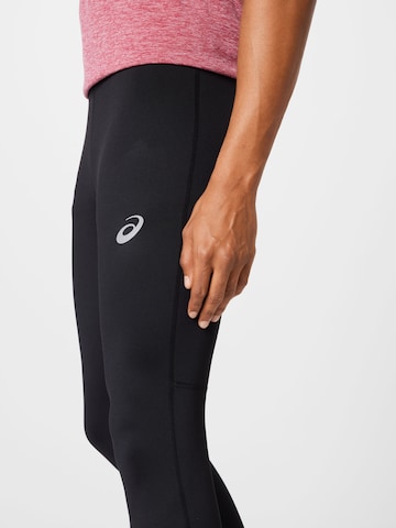 ASICS Skinny Sportbroek in Zwart