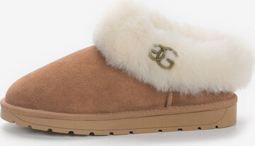 Gooce Slipper 'Mitsuko' i brun: forside