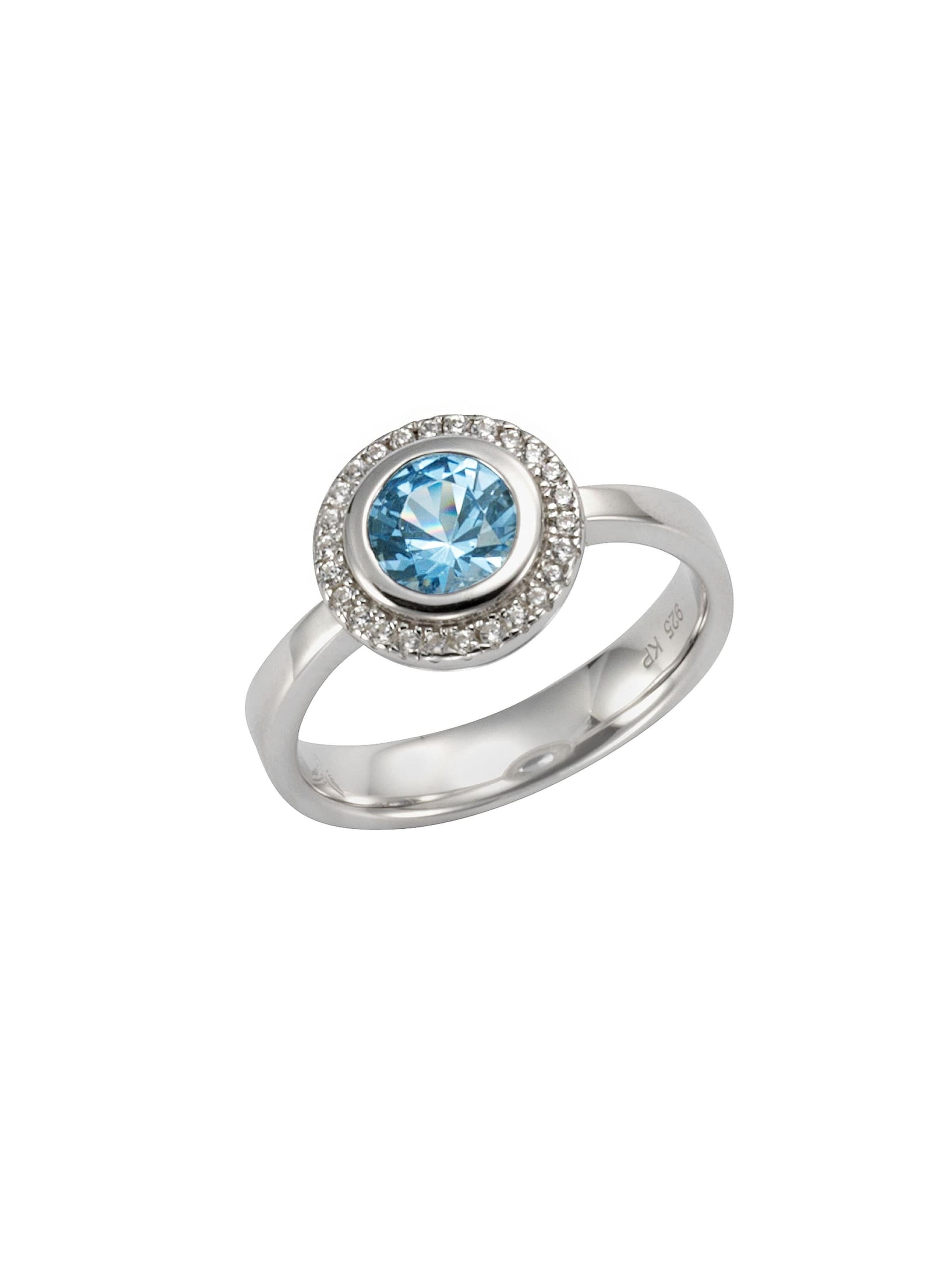 CELESTA Ring in Silber: Vorderseite