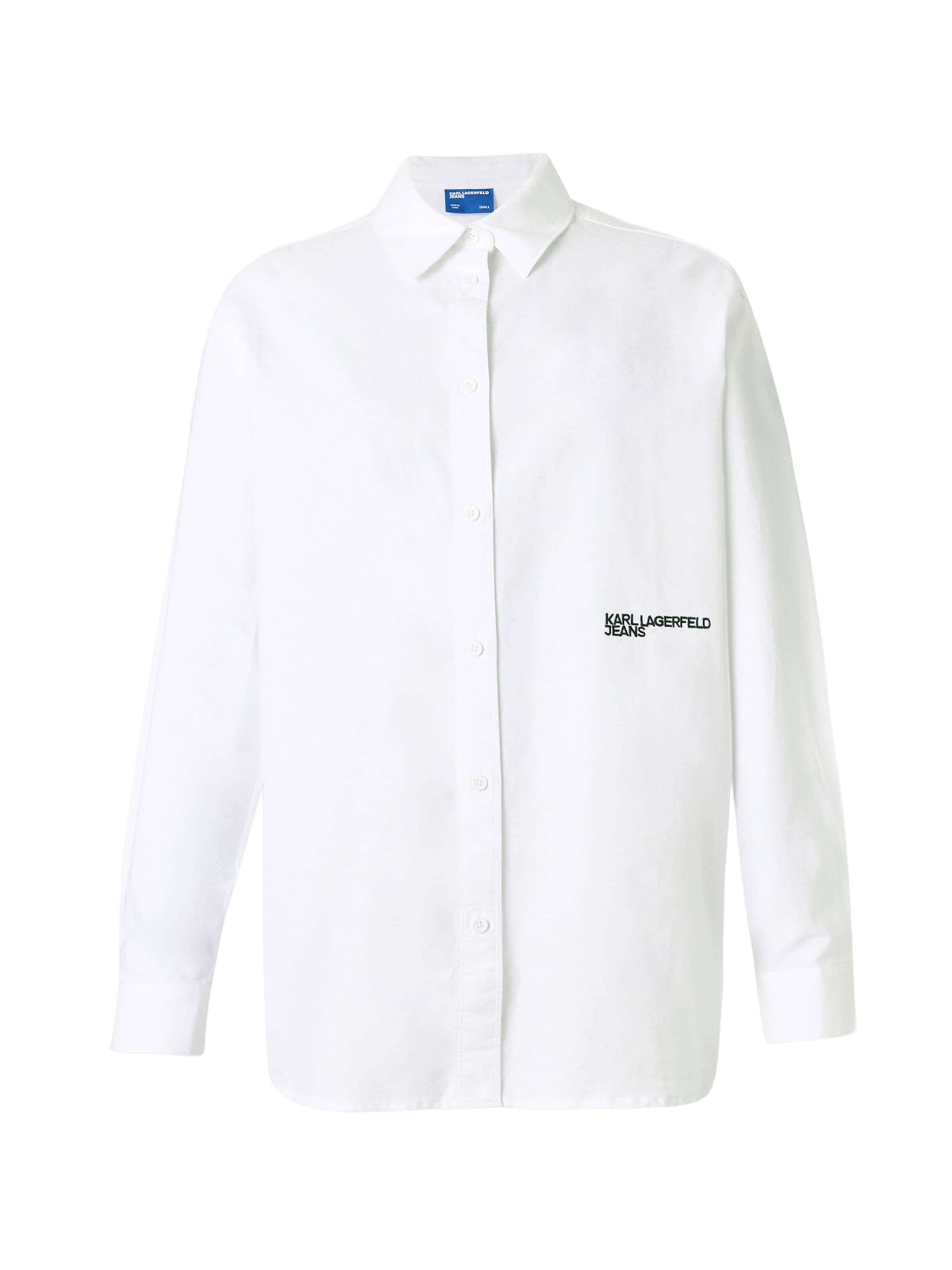 KARL LAGERFELD JEANS Pusero värissä valkoinen: etupuoli