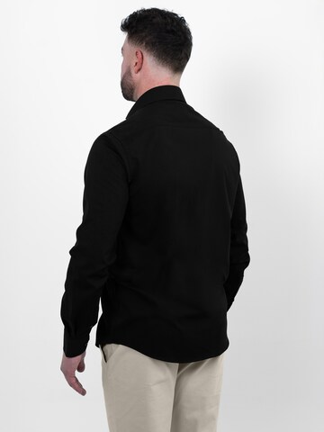Vercate Regular Fit Businesshemd 'No. 8' in Schwarz