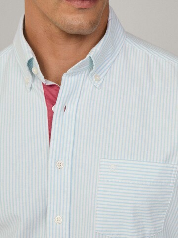 Hackett London Regular Fit Hemd in Blau