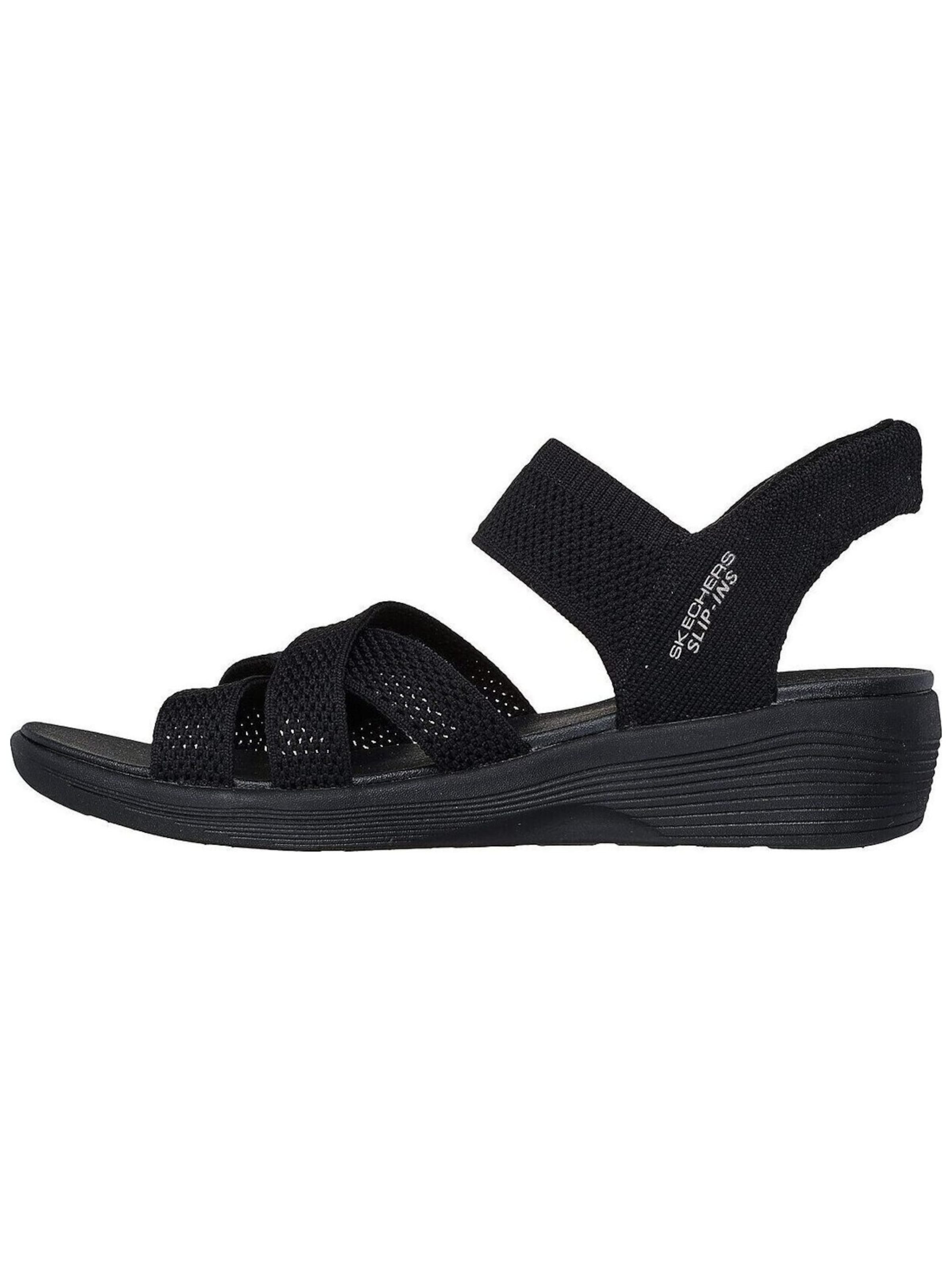 SKECHERS Sandaal in Zwart